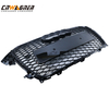 CNWAGNER Custom Glossy Black Car Grills Mesh Front Bumper Car Grille Mesh Front Car Grille Guard for Audi B8.5