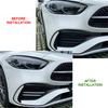 CNWAGNER for Mercedes-Benz C-Class W206 C200 C260 C300 2022+ Front Bar Grille Trim Exterior Modification