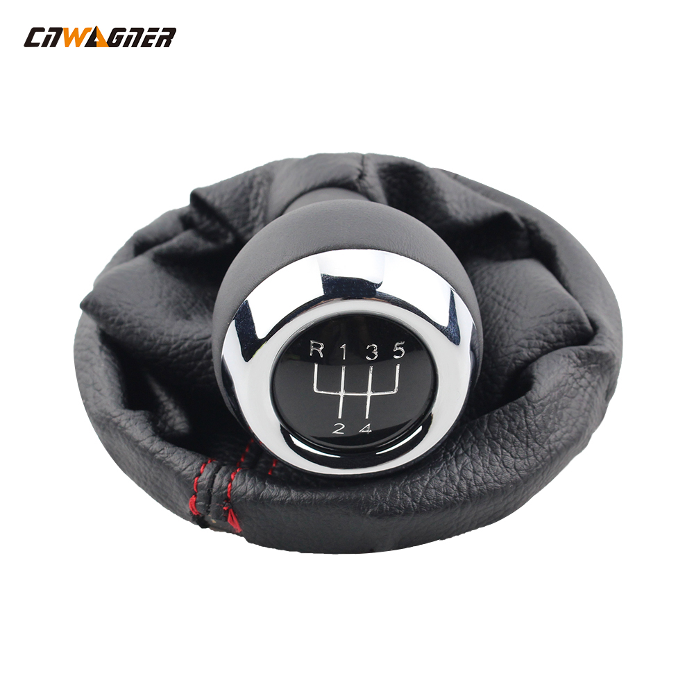 Best Selling Auto Parts 5/6 Gears Manual Racing Steering Gear Knob Black And Red Suitable for BMW Mini M2