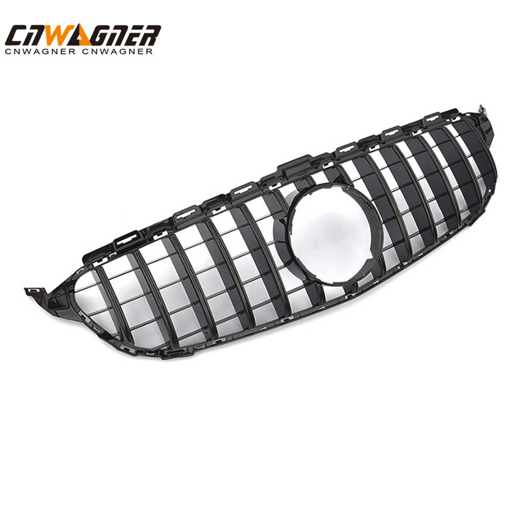 CNWAGNER for W205 GT GRILLE 15-18 with Camera with Camera Mid-grid Grille Modification